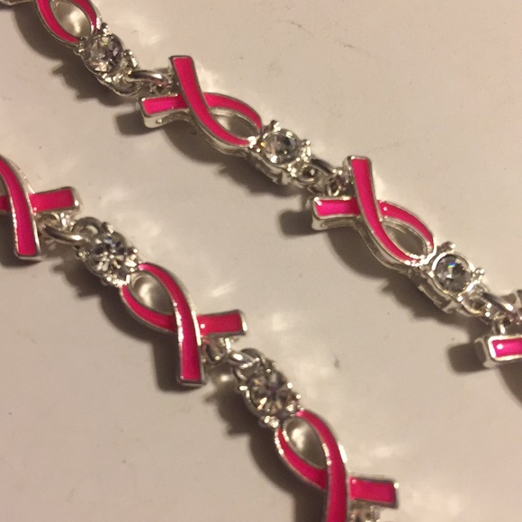 NIB: Avon Breast Cancer ribbon tennis bracelet - Picture 4 of 7